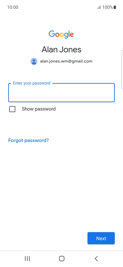 Press the field below Press the field below