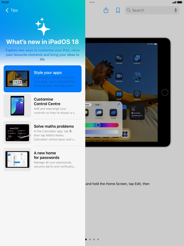 Press the Home key to return to the home screen. Press the Home key to return to the home screen.