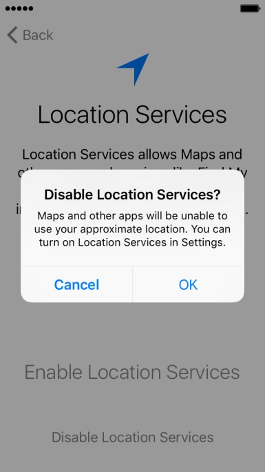 If you turn off the function, press OK. If you turn off the function, press OK.
