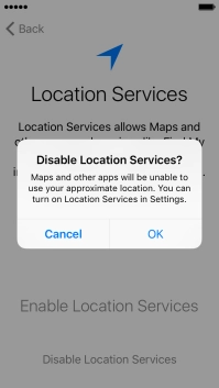 If you turn off the function, press OK. If you turn off the function, press OK.