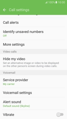 Press Voicemail settings. Press Voicemail settings.