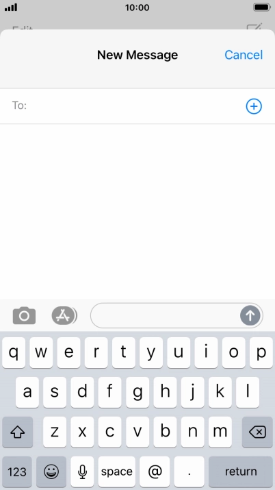Press To: and key in the first letters of the recipient's name. Press To: and key in the first letters of the recipient's name.