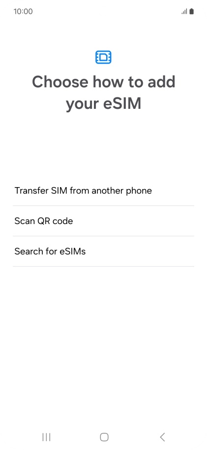 Press Scan QR code. Press Scan QR code.