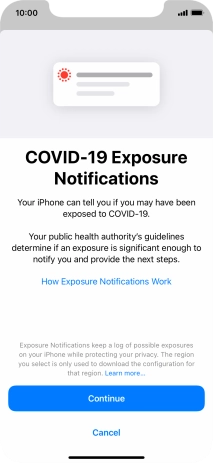 Press Continue. Press Continue.