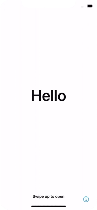 Slide your finger upwards starting from the bottom of the screen. Slide your finger upwards starting from the bottom of the screen.