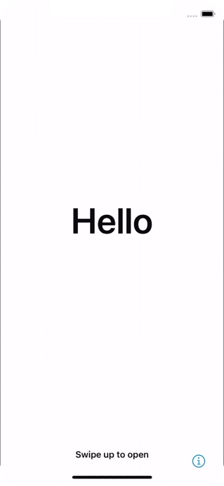 Slide your finger upwards starting from the bottom of the screen. Slide your finger upwards starting from the bottom of the screen.