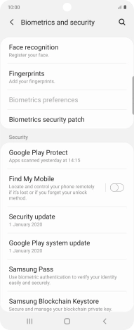 Press Fingerprints. Press Fingerprints.