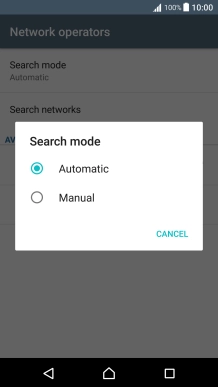 Press Automatic. Press Automatic.