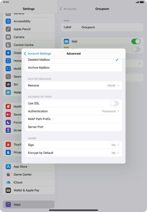 Press the indicator next to Press the indicator next to
