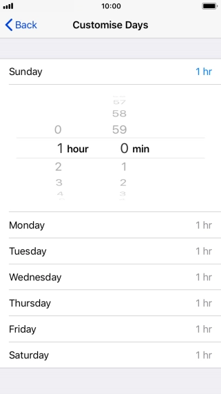 Select the required period. Select the required period.