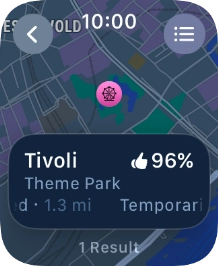 Press the required destination. Press the required destination.