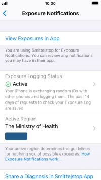 Press Exposure Logging Status. Press Exposure Logging Status.