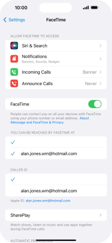 Press the indicator next to Press the indicator next to