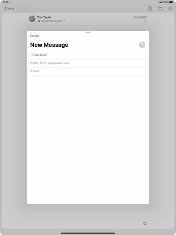 Press Subject: and key in the required subject. Press Subject: and key in the required subject.