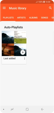 Press the required category. Press the required category.