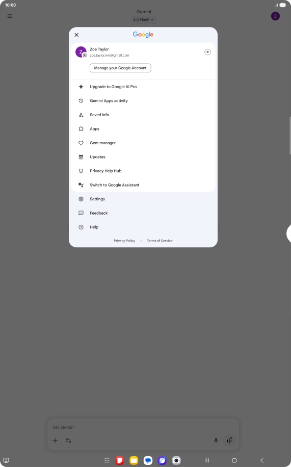 Press Settings. Press Settings.