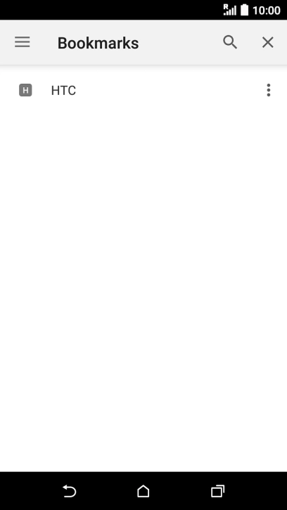 Press the required bookmark. Press the required bookmark.