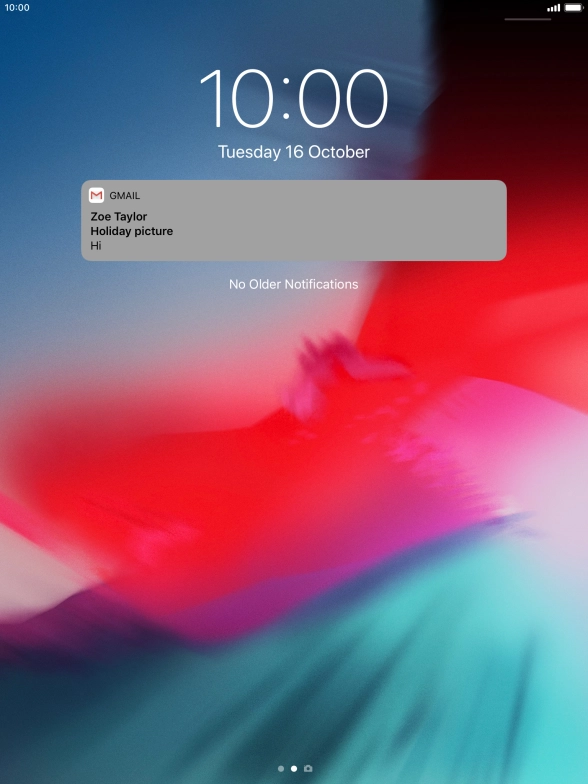 Press the required notification and follow the instructions on the screen to use the selected function. Press the required notification and follow the instructions on the screen to use the selected function.