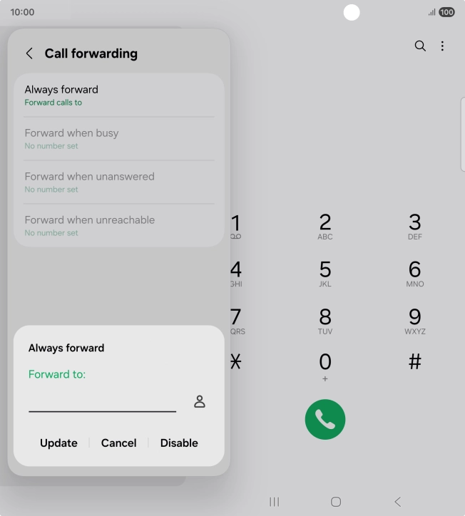 Press Disable. Press Disable.