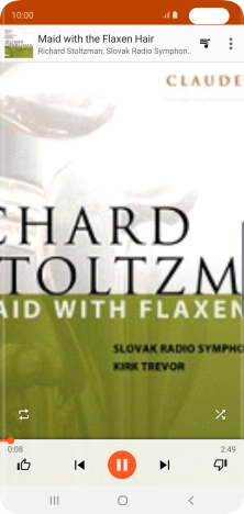 Press arrow right to go to the next audio file. Press arrow right to go to the next audio file.