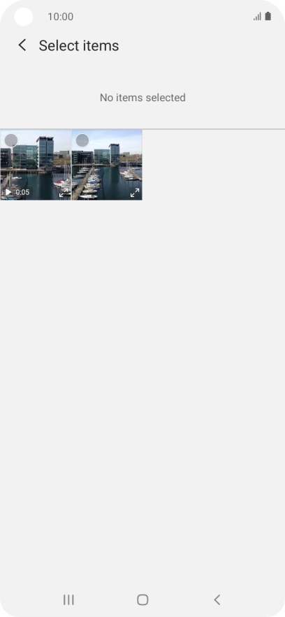 Press the required picture. Press the required picture.