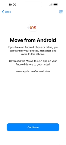 To transfer content to your phone, you need to install the app To transfer content to your phone, you need to install the app
