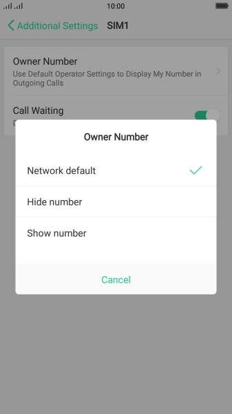 Press Show number to turn on caller identification. Press Show number to turn on caller identification.