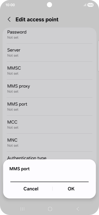 Key in 8080 and press OK. Key in 8080 and press OK.