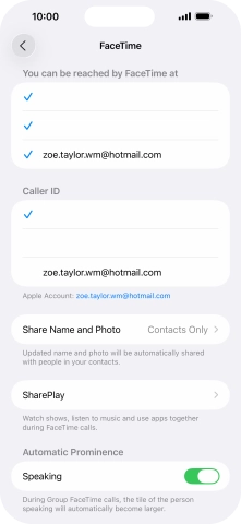 Press the required setting below Press the required setting below