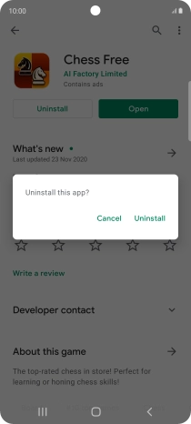 Press Uninstall. Press Uninstall.