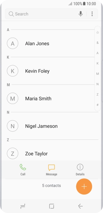 Press Call. Press Call.