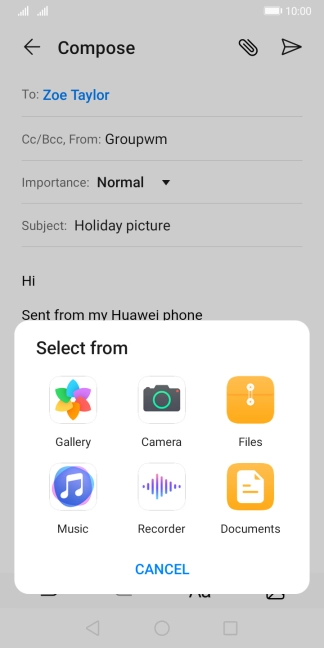 Press Files and go to the required folder. Press Files and go to the required folder.