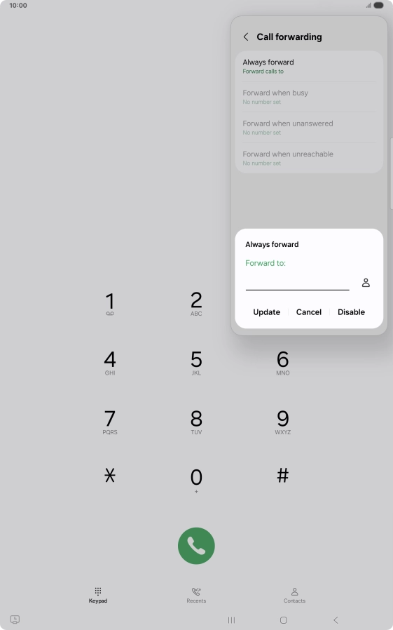 Press Disable. Press Disable.