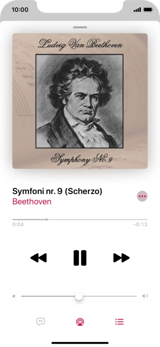Press arrow right to go to the next audio file. Press arrow right to go to the next audio file.