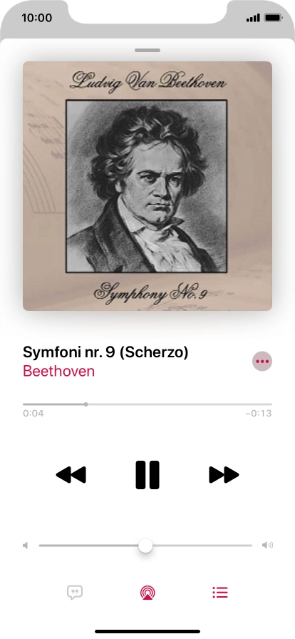 Press arrow right to go to the next audio file. Press arrow right to go to the next audio file.
