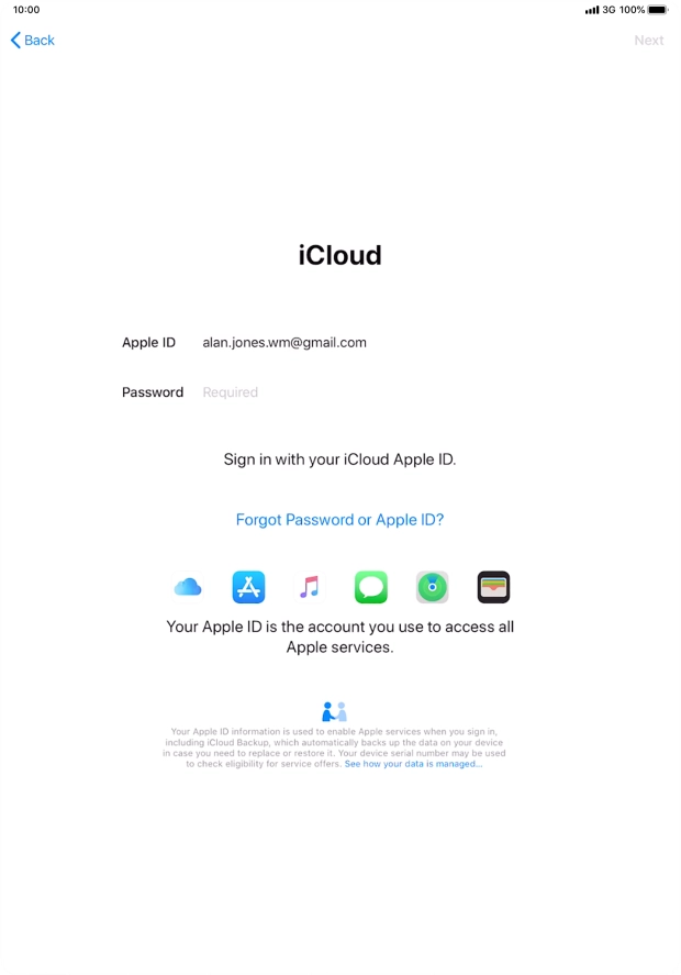 Press the field next to Press the field next to