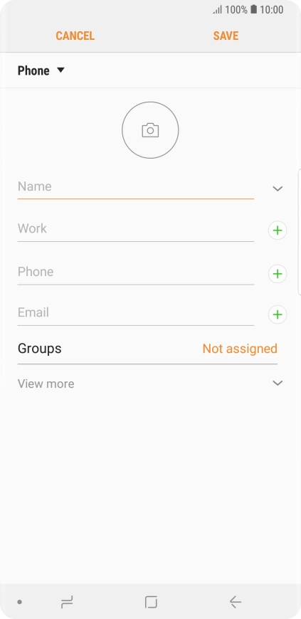 Press the address book drop down list. Press the address book drop down list.