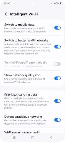 Press the indicator next to Press the indicator next to