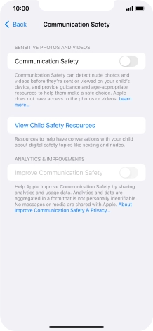 Press the indicator next to Press the indicator next to