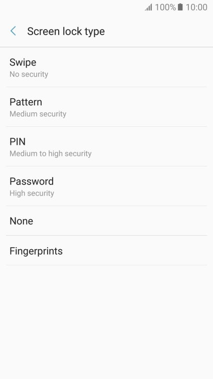 Press None and follow the instructions on the screen to turn off use of phone lock code. Press None and follow the instructions on the screen to turn off use of phone lock code.