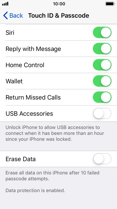 Press the indicator next to Press the indicator next to