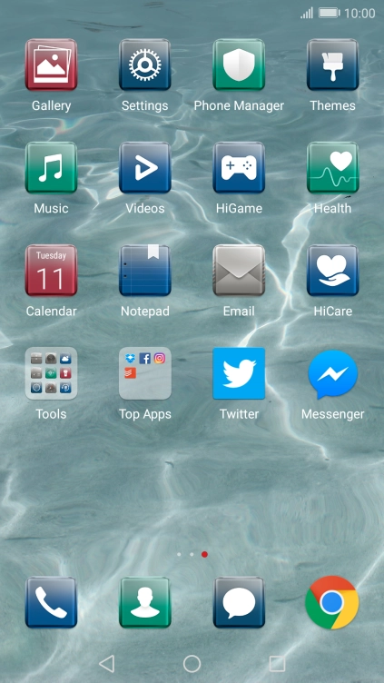 Press Settings. Press Settings.