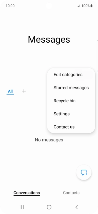 Press Settings. Press Settings.