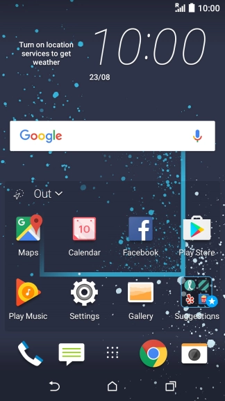 Slide your finger downwards starting from the top of the screen. Slide your finger downwards starting from the top of the screen.