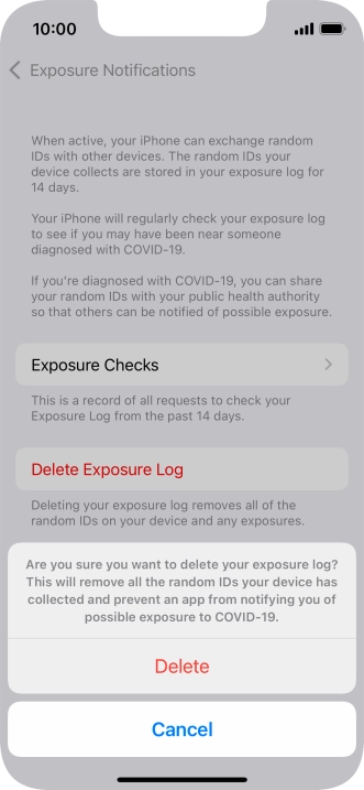 Press Delete. Press Delete.