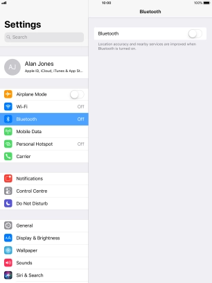 Press the indicator next to Press the indicator next to