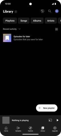 Press the drop down list. Press the drop down list.