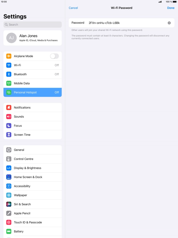 Press Done. Press Done.