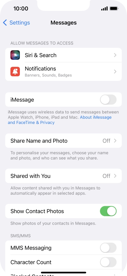 Press the indicator next to Press the indicator next to