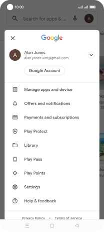 Press Settings. Press Settings.